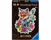 Dřevěné puzzle Ravensburger Colorful Fox