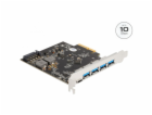  Karta PCI Express x4 na 1 x USB Type-C + 4 x USB Type-A,...