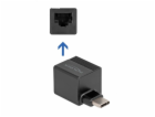 Adaptér USB 3.2 Gen 1 mini, USB-C samec > RJ-45 samice