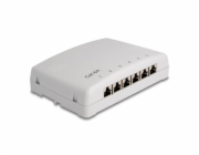 DeLOCK Mini Desktop Patch Panel 6 Port Cat.6a