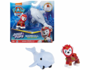 Spin Master Paw Patrol Aqua Pups - Sada Hero Pups s figurkou štěněte Marshalla a figurkou delfína, herní figurka