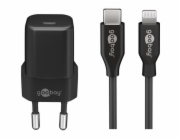 goobay Apple Lightning / USB-C PD nabíjecí sada 30 wattů, nabíječka