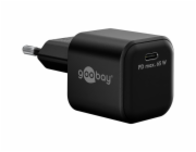 goobay USB-C rychlonabíječka Nano, PD, GaN, 65 wattů