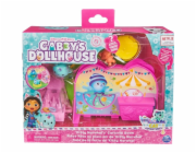 Spin Master "Gabby's Dollhouse Deluxe Room Playset - Slavnostní místnost s kotětem Narwhal, hrací figurkou"