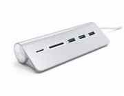 Satechi Aluminum USB 3.0 Hub & Card Reader silver