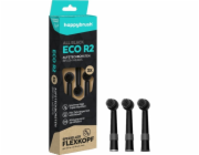 Happybrush kartáčkové hlavice ECO R2 celé černé