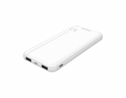 Philips Slim Powerbank 10000mAh mit LED + Micro-USB Kabel white