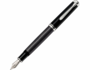 Pelikan  Souverän 405 plnicí pero Vestavěný výplňový systém Anthracite, Black 1 ks.