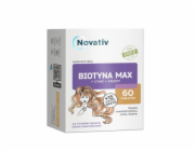 Novativ Biotin MAX+Cync+Silicon 60 tablet + 15 tablet zdarma