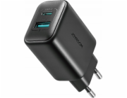 Joyroom JR-TCF13 Dual-Port (A+C) 25W Power Charger (black)