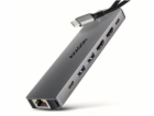 AXAGON HMC-7HX2, USB 5Gbps hub, 2x USB-A, USB-C, 2x HDMI ...