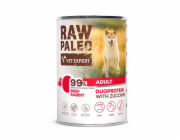 RAW PALEO Duoprotein Beef & Rabbit Adult - vlhké krmivo pro psy - 400g