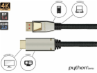 Kabel PYTHON Nylong kabel Python DisplayPort 1.4 a HDMI 2...