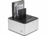 OWC Drive Dock U.2 USB 3.2 (10 Gb/s) Dvoušachtové dokovací řešení pro 2,5palcové a 3,5palcové NVMe U.2 a SATA disky