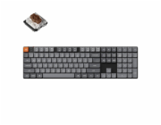 Wireless Mechanical, low-profile Keyboard Keychron K5 Max LED, Brown Switch (black) [K5M-A3]