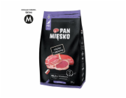 PAN MIĘSKO Telecí s Jehněčím Senior krokety M - suché krmivo pro psy - 20kg