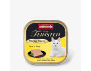 ANIMONDA Vom Feinsten Adult Mildes Menu Turkey with cheese - mokré krmivo pro kočky - 100g