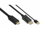 AV adaptér Alcasa Kabelový adaptér Alcasa HDMI-DP020 2 m ...