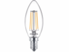 LED lampa Philips Fil, B35, 4,3W, E14, 2700K, 470lm, tran...