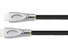 PYTHON  HDMI« 2.1 kabel 8K UHD-2 Nylongeflecht schwarz 2m