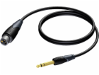 Kabel Procab  CLA723/1,5 XLR samice - 6,3 mm Jack samec s...