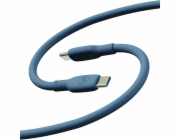 Motorola Silikonový kabel USB-C na USB-C 2m, 5A Modrá