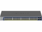 NETGEAR 48xGB PoE+ Smart Switch,2 10G,2 SFP,GS752TXP