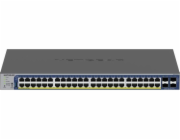 NETGEAR 48xGB PoE+ Smart Switch,2 10G,2 SFP,GS752TXP