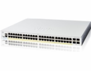 Cisco Catalyst switch C1200-48P-4X (48xGbE,4xSFP+,48xPoE+,375W) - REFRESH