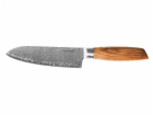 Nůž G21 Gourmet Damascus 17 cm, Santoku, rukojeť zebrawood