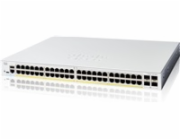 Cisco Catalyst switch C1300-48P-4X (48xGbE,4xSFP+,48xPoE+,375W) - REFRESH