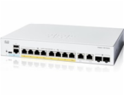 BAZAR - Cisco Catalyst switch C1300-8FP-2G (8xGbE,2xGbE/SFP combo,8xPoE+,120W,fanless) - Rozbaleno (Komplet)