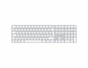 Apple Magic Keyboard Numeric Touch ID/Bezdrátová Bluetooth/IE layout/Bílá