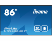 iiyama ProLite LH8665UHSB-B1 - 86" Třída úhlopříčky displej LCD s LED podsvícením - digital signage - Android - 4K UHD (2160p) 3840 x 2160 - černá