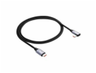 Akyga Angle Kabel USB-C / USB-C 1m AK-USB-54 60W Mesh