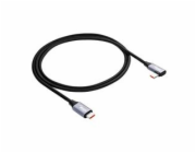 Akyga Angle Kabel USB-C / USB-C 1m AK-USB-54 60W Mesh