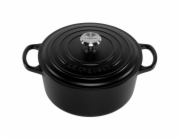 Le Creuset Signature Casserole round 22 cm black