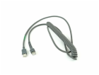 Kabel Zebra USB kroucený, 2.8m