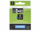 Dymo D1 12mm White/Black labels 45021