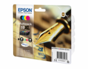 Epson 16XL Multipack - 4-balení - XL - černá, žlutá, azurová, purpurová - originální - blistr s RF alarmem - inkoustová cartridge - pro WorkForce WF-2010, 2510, 2520, 2530, 2540, 2630, 2650, 2660, 275