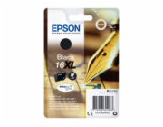 Epson 16XL - 6.5 ml - XL - černá - originální - blistr s RF / akustickým alarmem - inkoustová cartridge - pro WorkForce WF-2010, 2510, 2520, 2530, 2540, 2630, 2650, 2660, 2750, 2760