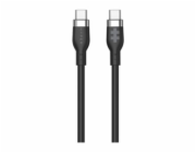 HyperJuice - USB kabel - 24 pin USB-C (M) do 24 pin USB-C (M) - USB 2.0 - 1.5 m - USB Power Delivery (60W), technologie Extended Power Range (EPR) - černá