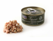 FISH4CATS Tuna fillet with seaweed - mokré krmivo pro kočky - 70g