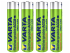 1x4 Varta Rechargeable Aku AAA NiMH 1000 mAh Micro