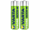 1x2 Varta Akku Professional Aku NiMH 1600 mAh AA Phone Power