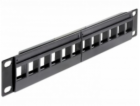 Delock 10" Keystone Patch Panel 12 Portů