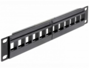 Delock 10" Keystone Patch Panel 12 Portů