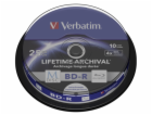 1x10 Verbatim M-Disc BD-R BluRay 25GB 4x Speed Cakebox pr...