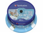 Verbatim CD-R 700MB 52x, Printable, spindle, 25ks (43439)