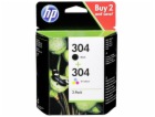 HP 304 Ink Cartridge Combo 2-Pack (120 / 100 pages)